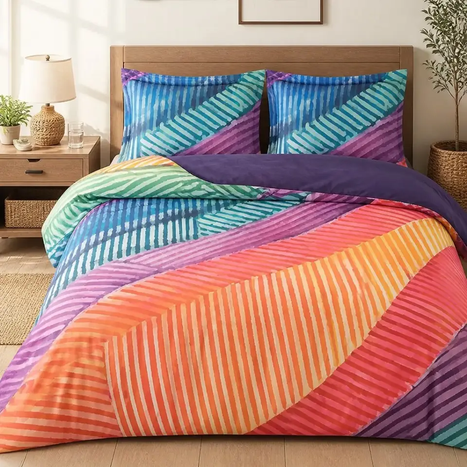 СПАЛНЯ МАКСИ ПАМУЧЕН САТЕН DF ПЕЧАТ -  КОЛОР - 99.90&euro;